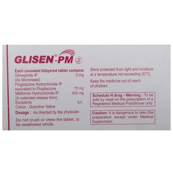 glisen pm 2mg tablet 15's